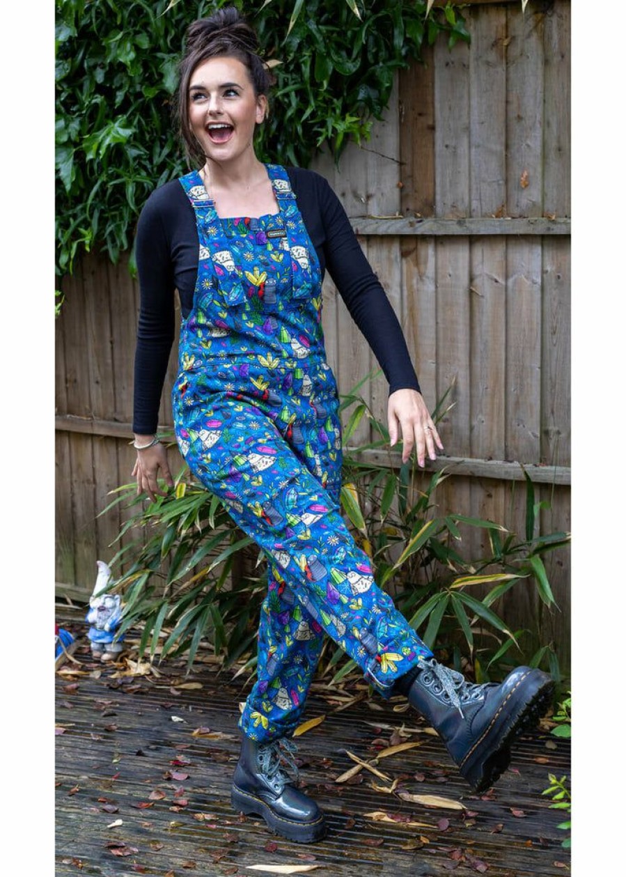 Clothing * | Run & Fly X Katie Abey Crystal Critters Dungarees Multi