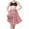 Clothing * | Banned 50'S Petticoat Long Old Pink