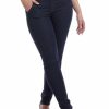 Clothing * | Collectif Rebel Kate 50'S Denim Jeans Navy Blue