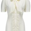 Clothing * | Rock N Romance Betsy 40'S Blouse Antique White